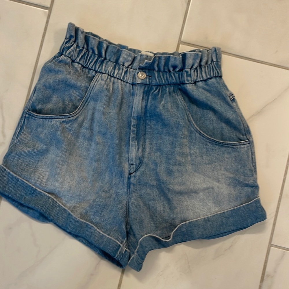 NWT Isabel Marant Etoile Itea paper bag waisted shorts. Sz 42